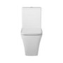 Grade A1 - Close Coupled Rimless Toilet with Soft Close Seat - Boston