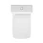 Grade A1 - Close Coupled Rimless Toilet with Soft Close Seat - Boston