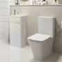 Close Coupled Toilet and Basin Vanity Unit Bathroom Suite - Pendle