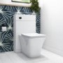 Grade A1 - Back To Wall Rimless Toilet with Soft Close Seat - Boston