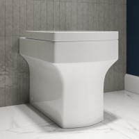 Grade A1 - Ashford Back to Wall Toilet and Soft Close Seat Grade A1 - Ashford Back to Wall Toilet and Soft Close Seat