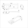 Grade A2 - 900mm Wood Effect Cloakroom Toilet and Sink Unit only with Chrome Fittings - Ashford
