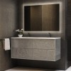 1200mm Concrete Effect Wall Hung Double Vanity Unit with Basin - Arragon