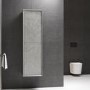 Double Door Concrete Effect Wall Mounted Tall Bathroom Cabinet 400 x 1380mm - Arragon