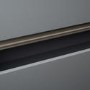 Grade A1 - 600mm Grey Wall Hung Vanity Unit with Basin - Roxbi
