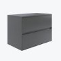 800mm Grey Wall Hung Countertop Vanity Unit- Roxbi
