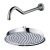 230mm Chrome Traditional Shower Head with Wall Arm