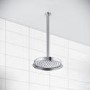 230mm Chrome Traditional Shower Head with Ceiling Arm