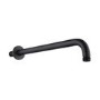 230mm Black Traditional Shower Head with Wall Arm