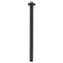 Grade A1 - Black Shower Head with Ceiling Arm - Camden