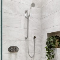 Chrome 1 Outlet Thermostatic Mixer Shower Set with Hand Shower  - Camden Chrome 1 Outlet Thermostatic Mixer Shower Set with Hand Shower  - Camden