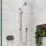 Chrome 1 Outlet Thermostatic Mixer Shower Set with Hand Shower  - Camden