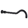 Grade A1 - Black Concealed Shower Mixer with Dual Control &amp; Round Wall Mounted Head and Handset - Camden
