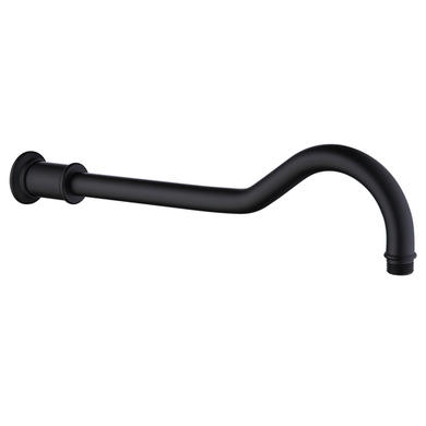Grade A1 - Black Concealed Shower Mixer with Dual Control & Round Wall Mounted Head and Handset - Camden