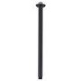 Black Dual Outlet Ceiling Mounted Thermostatic Mixer Shower Set with Hand Shower  - Camden