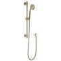 Brushed Brass Single Outlet Thermostatic Mixer Shower with Hand Shower  - Camden