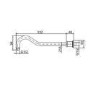 Brushed Brass Concealed Thermostatic Mixer Shower with Wall Shower Head, Slide Rail & Hand Shower - Camden