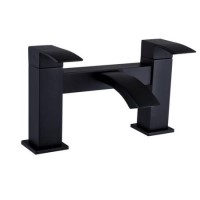 Black Bath Mixer Tap - Wave Black Bath Mixer Tap - Wave