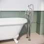 Helston Freestanding Bath Mixer Tap - Chrome