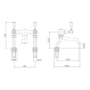 Helston Freestanding Bath Mixer Tap - Chrome