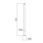 Helston Freestanding Bath Mixer Tap - Chrome