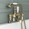 Gold Bath Shower and Basin Tap Pack - Helston