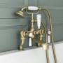 Gold Bath Shower Mixer and Basin Tap Set - Helston