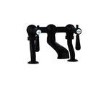 Black Freestanding Bath Mixer Tap - Helston