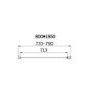 Chrome 4mm Glass Rectangular Sliding Shower Enclosure 1200x800mm - Lyra