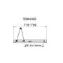 Grade A1 - 760x900mm Rectangular Bi-Fold Shower Enclosure - Lyra