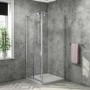 800x900mm Rectangular Bi-Fold Shower Enclosure - Lyra