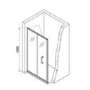 800x900mm Rectangular Bi-Fold Shower Enclosure - Lyra