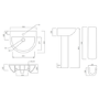 900mm Quadrant Chrome Shower Enclosure Suite with Toilet & Basin - Carina