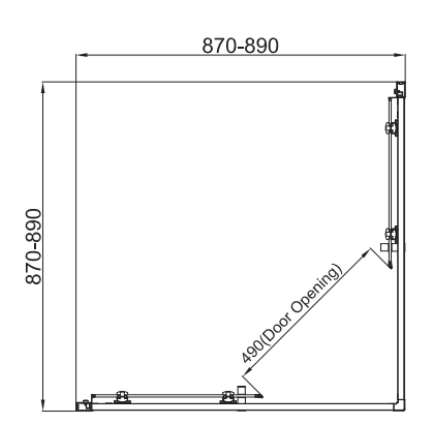 Servewell Targa A Specchio Per Porta In Acrilico Infrangibile - 12 X 6 Cm, Adesiva, Sicura Per Bambini