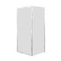 Chrome 6mm Glass Rectangular Hinged Shower Enclosure 900x800mm - Carina
