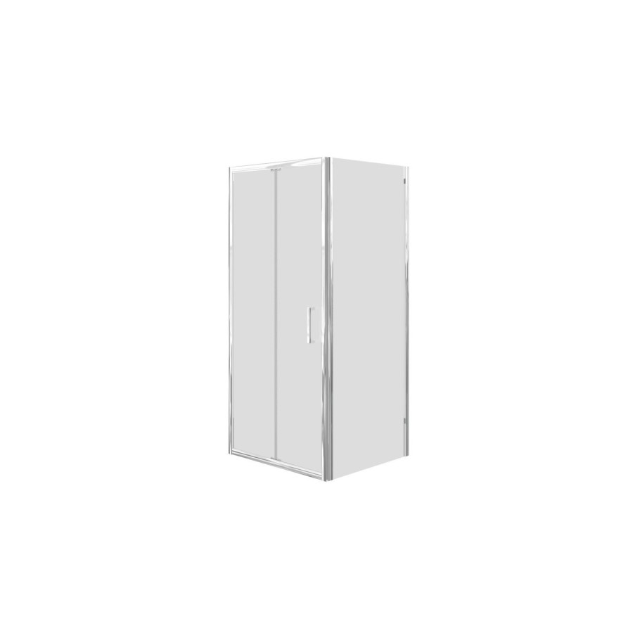 900mm Square Bi Fold Shower Enclosure with Shower Tray - Carina