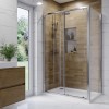 1000 x 700mm Rectangular Shower Enclosure with Shower Tray - Carina