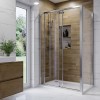 1000 x 700mm Rectangular Shower Enclosure with Shower Tray - Carina