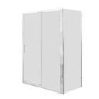 Chrome 6mm Glass Rectangular Shower Enclosure with Shower Tray 1200x700mm - Carina