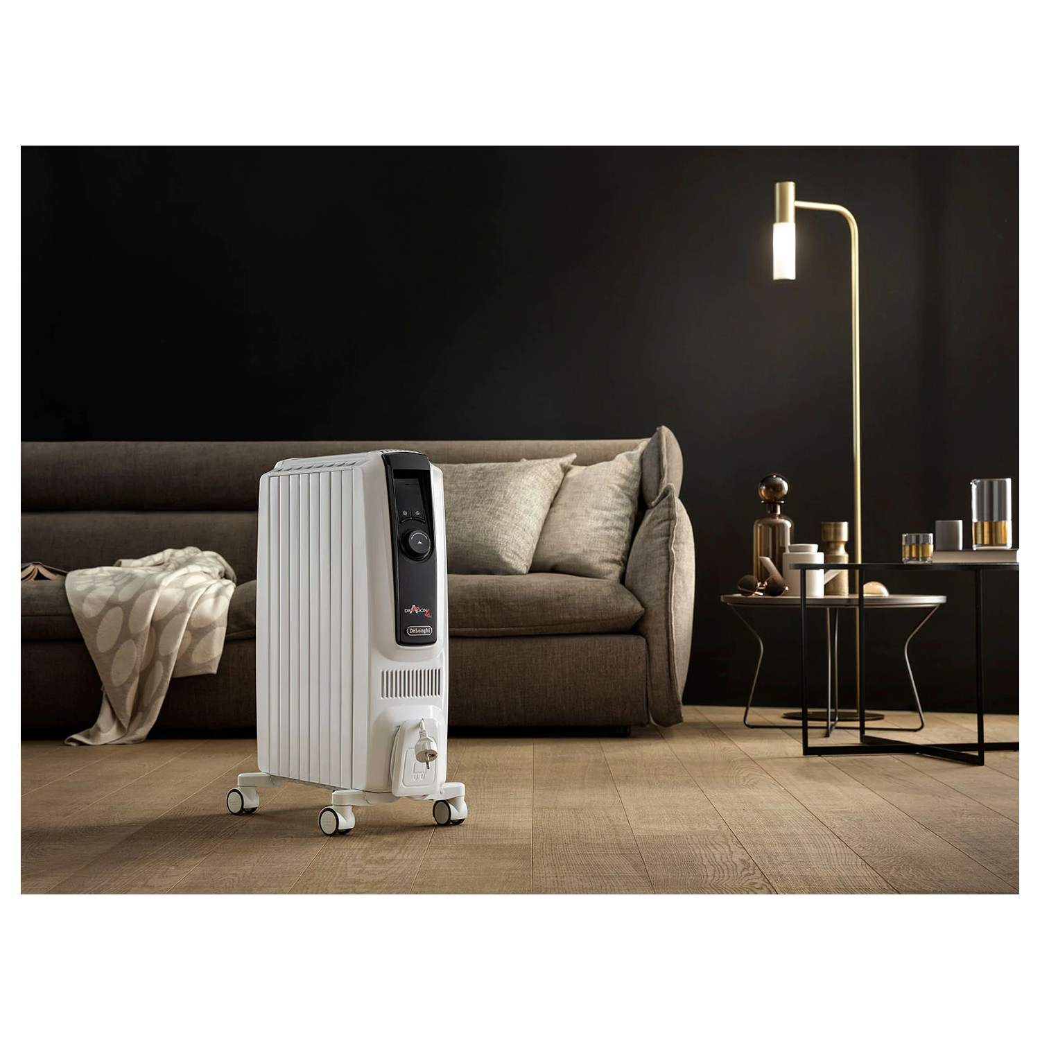 DeLonghi Dragon 4 2kW Oil Filled Radiator 8 Fin with Digital Display u0026  Increased Radiant Surface - 10 Year warranty - Better Bathrooms