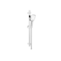 Chrome Push Button Concealed Mixer Shower with Round Head - Vance