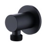 Black Dual Outlet Wall Mounted Thermostatic Mixer Shower with Hand Shower - Vance