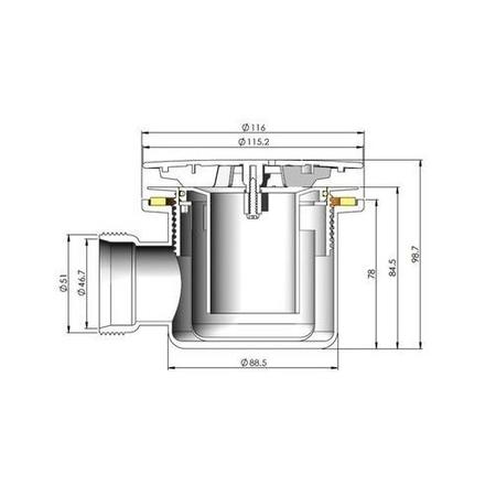 GRADE A1 - 1400x900mm White Slate Effect Rectangular Shower Tray with Silver Waste - Aqualavo