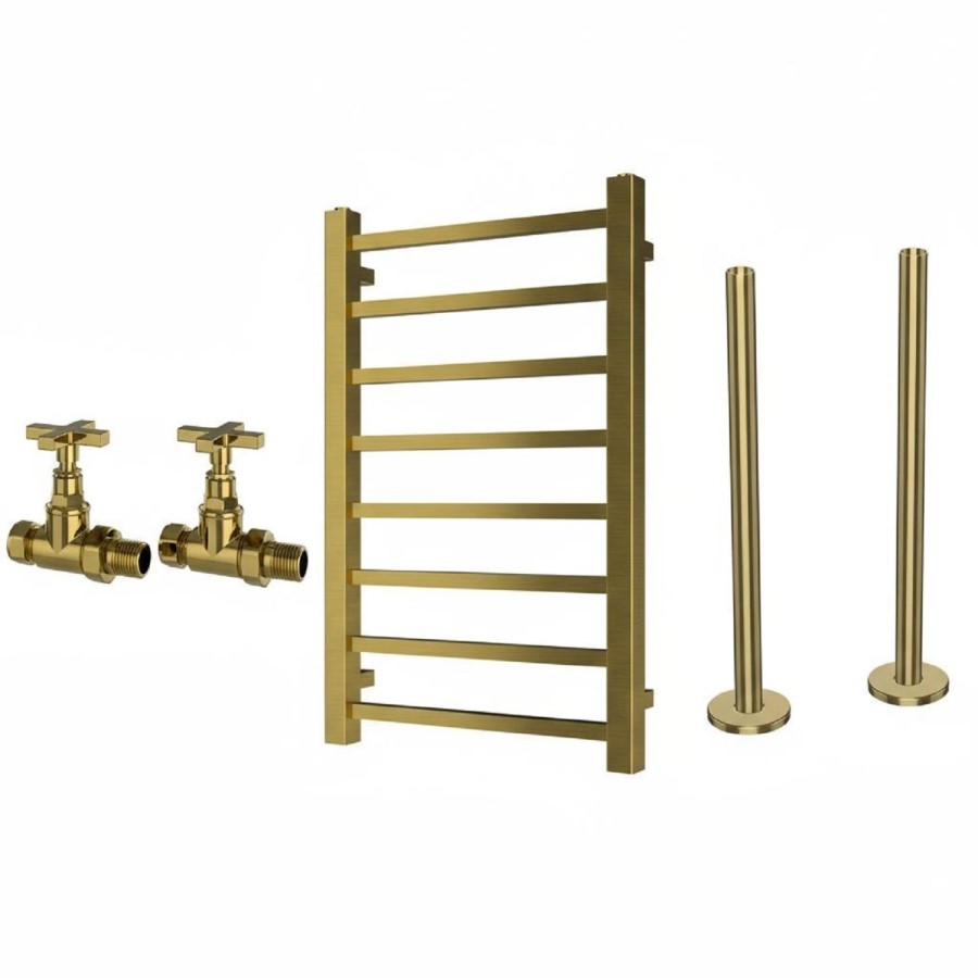 Brass Towel Radiator 800 x 500mm - Sonoran