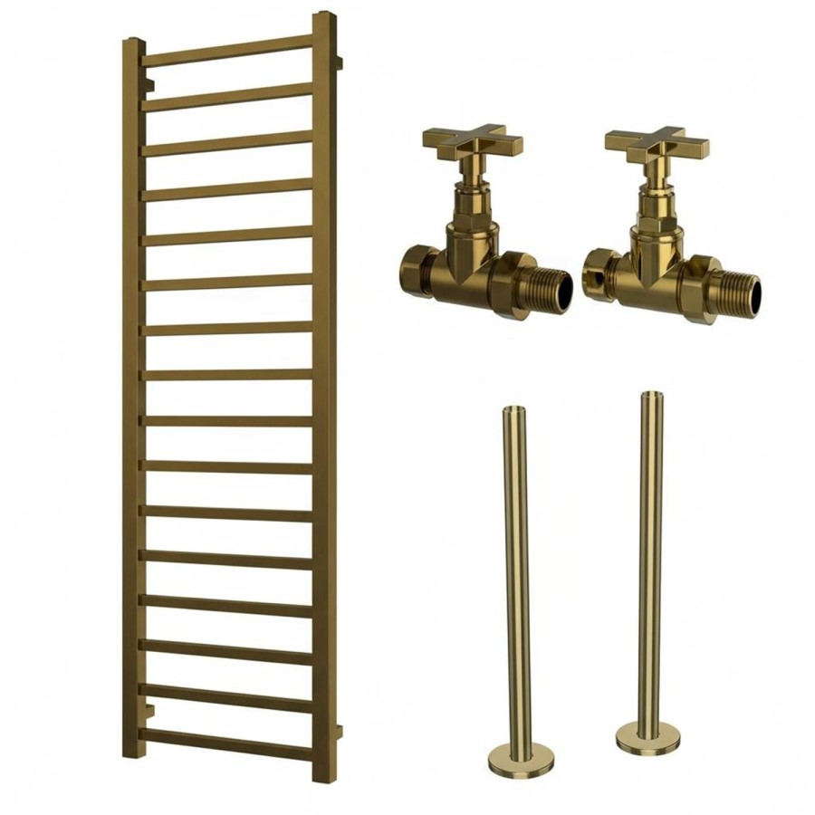Brass Towel Radiator 1600 x 500mm - Sonoran