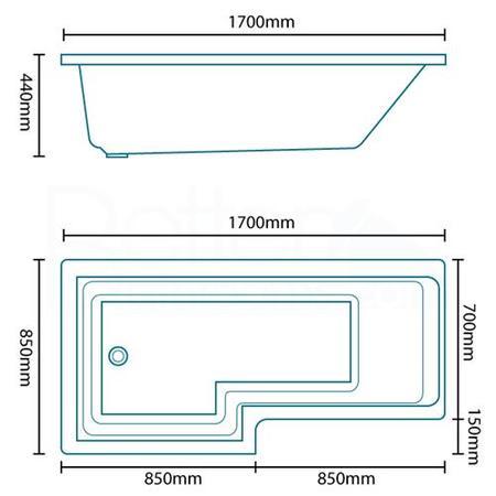 Fixed Screen with Front and End Panels