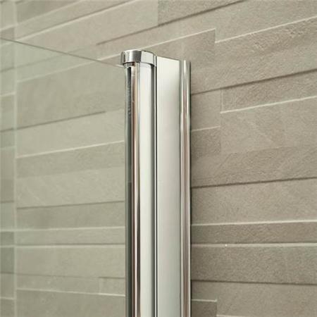 1700mm Verona Right Hand Shower Bath and Hinged Screen Without Panel