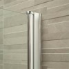 1700mm Verona Right Hand Shower Bath and Hinged Screen Without Panel