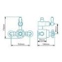 Traditional Twin Exposed Shower Valve