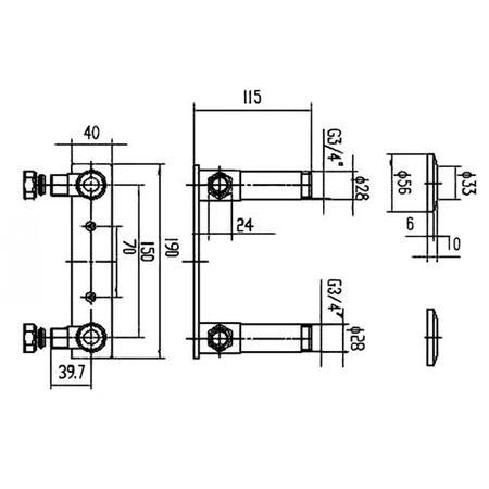 Fast-Fit Bracket for Bar Thermostats